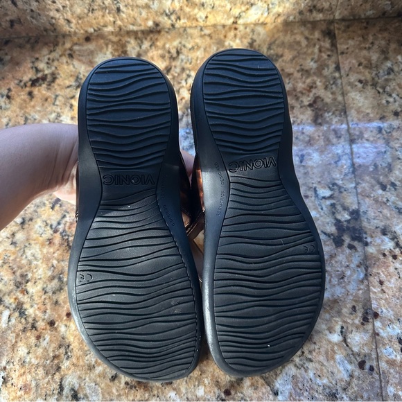 Vionic Hilda Thong Sandals, Brown, Women's 6.5 - Picture 7 of 7